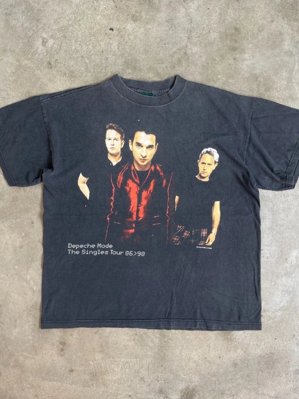 Depeche Mode 1998 Singles Tour Band Shirt